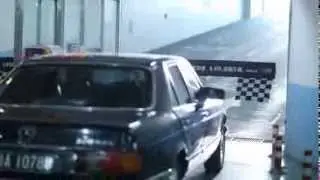 BMW M5 Driving Up The Wall