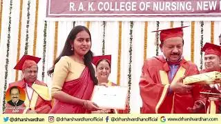 Dr Harsh Vardhan attends the Graduation Day of RAK College of Nursing