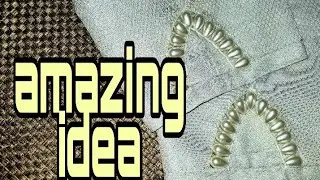 How To Make Capri Design || New Content Idea || Jamawar Trouser || Pearls Bottom Design