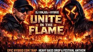 HYBRID VINJULI Unite in the Flame | Epic Hybrid EDM Trap 2025, Heavy Bass Drop & Festival Anthem