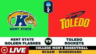 LIVE : Toledo Rockets Vs Kent State Golden Flashes | SCOREBOARD | NCAAM | Jan 17 2026