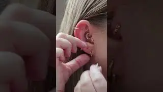 hey! hoops - stylizacja ucha, ear stack, ear styling, ear piercing ideas, curatedear