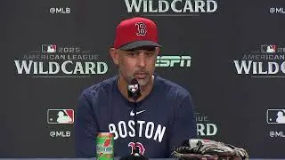 Alex Cora and Brayan Bello Speak with the Media Ahead of Wild Card Game 1