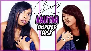 AALIYAH INSPIRED MAKEUP & HAIR LOOK // TUTORIAL⎜Seana Sparkle⎜Daseana