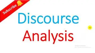 Introduction to Discourse Analysis / English Key