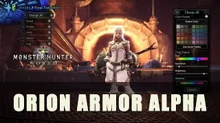 MHW: Orion Armor Alpha and Orion Armor