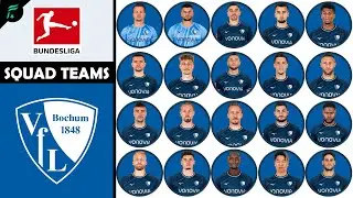 VFL BOCHUM 🔵⚪ MEN SQUAD TEAMS - Bundesliga Season 2023/2024 | FAN Football