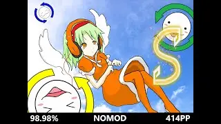 osu! 6.78☆  NM xi-Freedom Dive [sstari's another] FC 98.98% 414PP