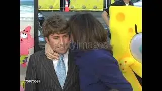 Stephen Hillenburg and Sherry Lansing at the 'The Spongebob Squarepants Movie' on November 14, 2004.