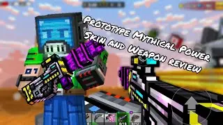 Pixel Gun 3D Prototype Mythical Power skin and weapon review