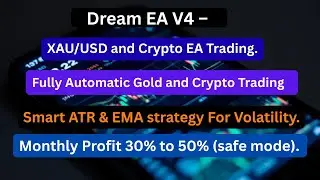 Smart Gold & Crypto EA Strategy 🚀  Dream EA Automated Trading