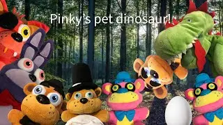 Pinky&rsquo;s pet dinosaur! ￼