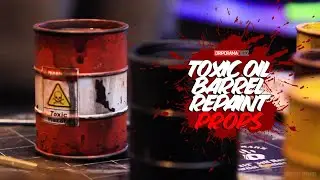 Toxic Oil Barrel Repainted Prop |Vlog141