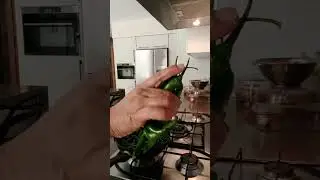 Left over crispy chicken in green beans 