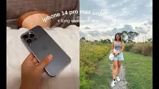 Life in Singapore |  iPhone 14 Pro Max (deep purple) unboxing, B for Bagel, Jurong Lake Gardens