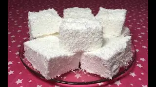 Cómo hacer MARSHMALLOWS o MALVAVISCOS con GELATINA y AZÚCAR | FÁCILES, ESPONJOSOS y DELICIOSOS