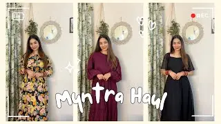 HUGE Myntra Dresses Haul 🎀 || Modest Dresses || Tanisha Madhok #myntradresshaul #myntrahaul #myntra
