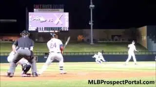 Jordan Smith 2 RBIs - Cleveland Indians - Arizona Fall League 2014
