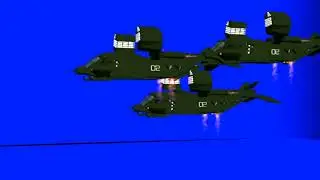 Blue Screen Colonial Marines Drop ship Part 1