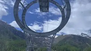 Matterhorn Alpine Cable car Ride#zermatt #switzerland 🇨🇭