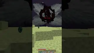 The God - Horror mod in Minecraft / The End 🤔 #minecraft