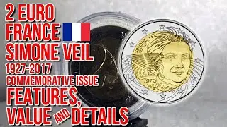 2 Euro Simone Veil Commemorative issue | France 2018 | Features Value and Details