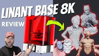 LINANT BASE 8K Resin printer Review- 3D Printing