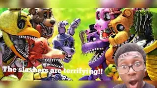 [SFM FNaf] Slasher vs Withered Melodies @Animation-Time reaction