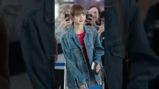 Lisa's airport looks part 1 #blackpink #lisa #shorts #fashion #moonlitfloor #rockstar #newwoman #pop