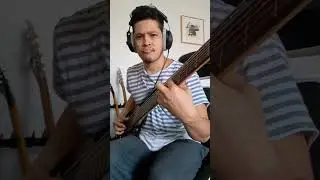 6 string bass, chord groove Jam. #music #bassfeatured #bassguitar #bass #seguimi #bassplayer