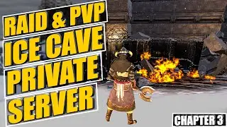 Raiding Ice Cave With 2 Naked Vault - How To Raid Ice Cave Location In Conan : Raid and Pvp Montage