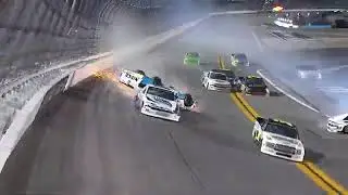 NASCAR Gander Trucks Series: 2020: Nextera Energy 250 at Daytona: Ty Majeski Rollover