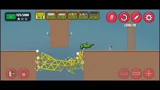 epic bridge builder level 28. how to solve.