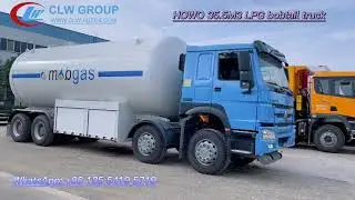 HOWO 35.5M3 LPG Gas Tank Bobtail Truck Camion - citerne &agrave; GPL for C&ocirc;te d'Ivoire