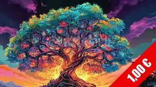 Rainbow Dreamtree &mdash; Color-Drenched Fantasy | HD Stock Footage