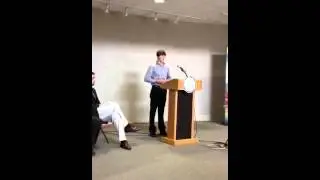 Jared Mitchell Sings at SIC Veteran Ceremony