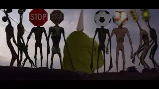 Team siren head vs team stop head vs gnome vs team soccer head vs team traffic light head