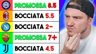 VOTO le SQUADRE di SERIE A!! - PAGELLONE GIRONE D'ANDATA