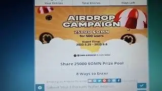 AIRDROP ОТ ПРОЕКТА OMEGA NETWORK | 25000 $OMN PRIZE POOL #airdrop #nft #bitcoin