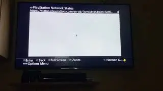View Status of PlayStation Network Services (Blank Page 📄) Help Me Pls ?