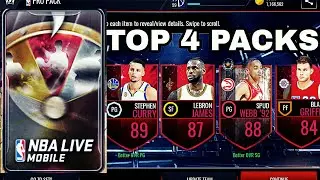 Top 4 Wheel Of Players ELITE PULLS in NBA LIVE MOBILE!