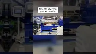 TPE car mat production line #sheet #machine #Extruder #productionline #tpe #factory #plastic