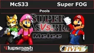 McS33 [Fox & Luigi] vs Super FOG [Mario] - Melee