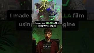 Я создал кинематографический ролик о Годзилле в Unreal Engine 5.