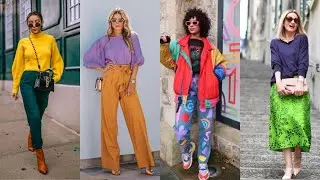 Best Fashion Trends 2025/26//Stylish colour full and Trendy Outfits for women// #outfitideas 