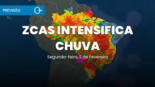 Chuva forte se organiza no início da semana e traz risco de temporais | Previsão 01/02/2026