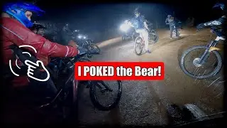60 year old mountain biker TAKES US ON in CRAZY conditions