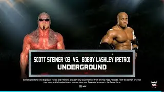 WWE 2K25 — Скотт Штайнер против Бобби Лэшли — Подпольный матч-реванш