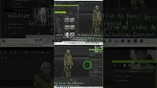 Tutorial | #3dmodeling  #3danimation  | Soldier with gun fight | iClone + #CharacterCreator4 #CC4