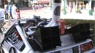 Universal Studios Fl- Back to the Future Time Machine/Train Props